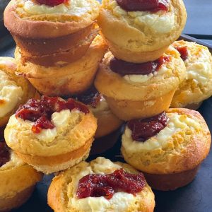 Guava & Goat Cheese Protein Muffins x2