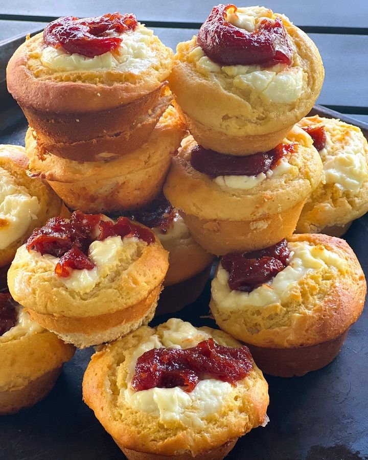 Guava & Goat Cheese Protein Muffins x2 Veros Fit Creations