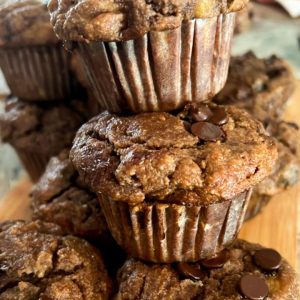 Banana Double Choco Chip Proteins Muffins x2