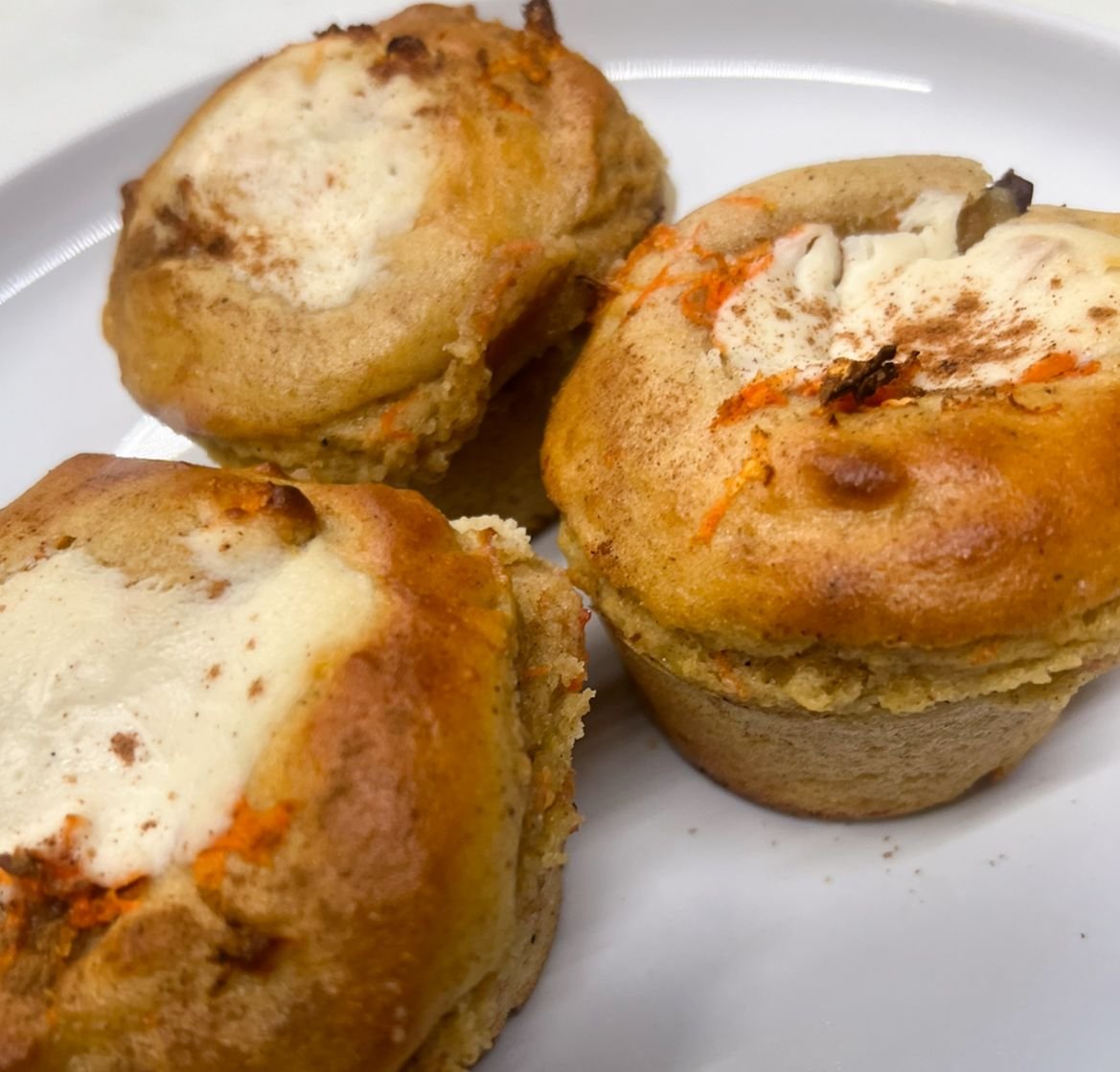 Carrot Cake Protein Muffins x2