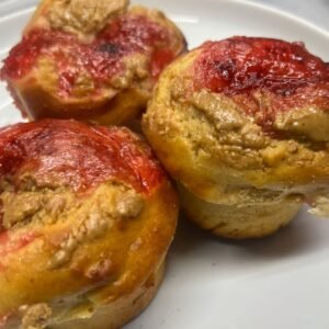 Peanut Butter Jelly Protein Muffins (2 servings) - subs