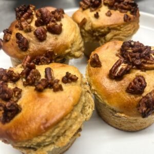 Banana Cinnamon Pecan Protein Muffins  (2 servings) - subs